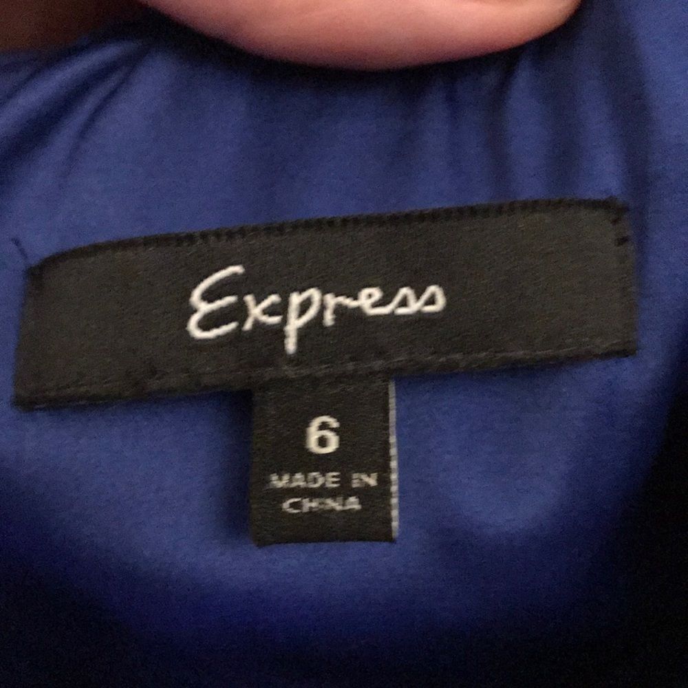 Royal blue ruffle dress - Picture 7 of 9